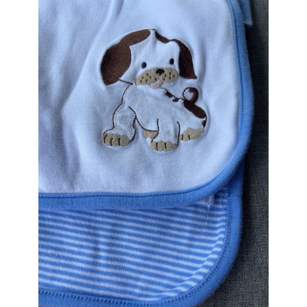 Gymboree Little Golden Books Poky Little Puppy Dog Stripe Baby Blanket Blue - Picture 3 of 8